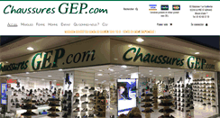 Desktop Screenshot of chaussuresgep.com